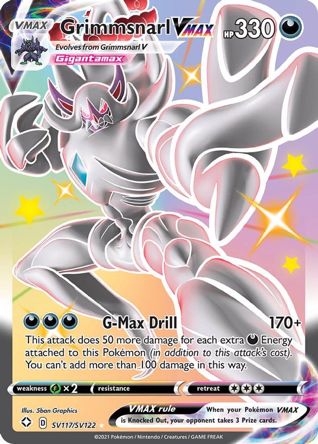 Grimmsnarl VMAX SV117/SV122 - Monster Mart - Pokémon Cards Australia