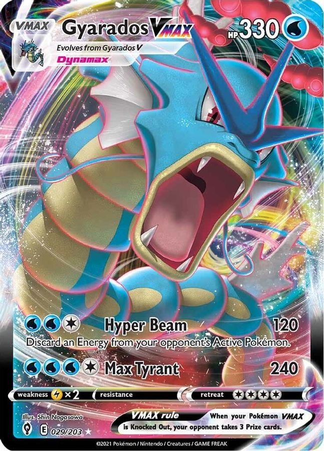 Gyarados VMAX 029/203 - Monster Mart - Pokémon Cards Australia