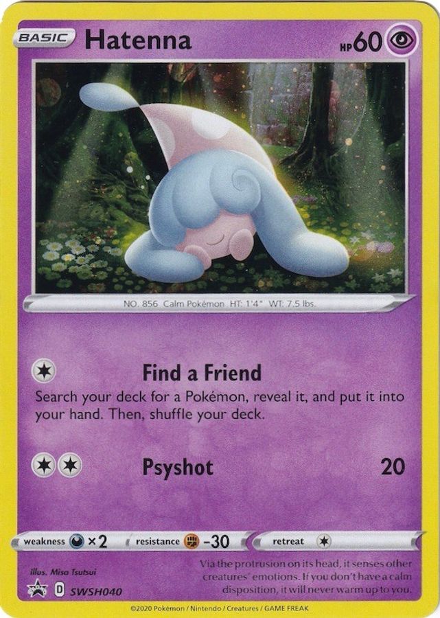 Hatenna SWSH040 - Monster Mart - Pokémon Cards Australia