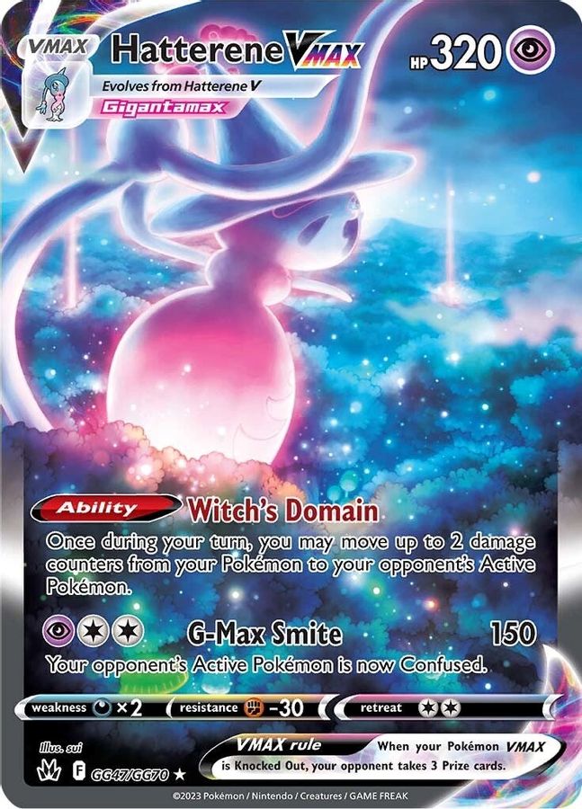 Hatterene VMAX GG47/GG70 - Monster Mart - Pokémon Cards Australia