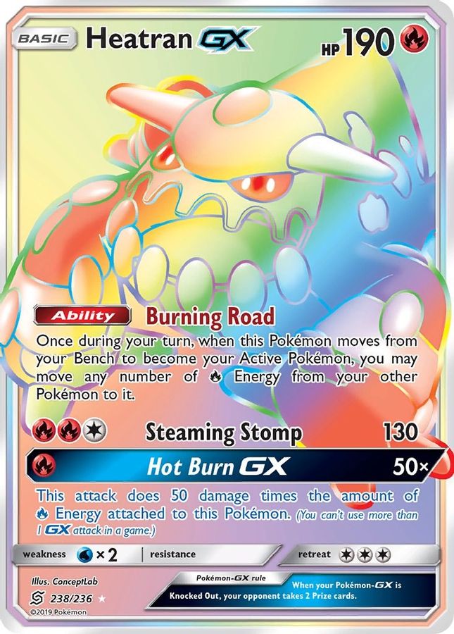 Heatran GX 238/236 - Monster Mart - Pokémon Cards Australia