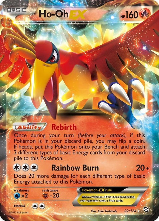 Ho - Oh EX 22/124 - Monster Mart - Pokémon Cards Australia