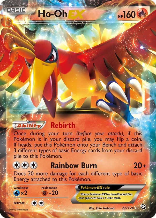 Ho - Oh EX 22/124 - Monster Mart - Pokémon Cards Australia