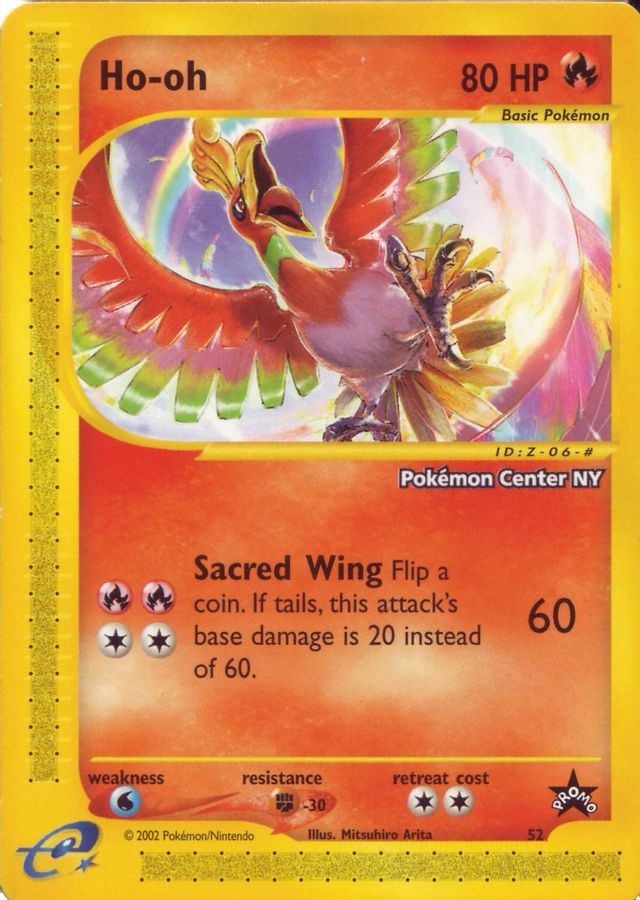 Ho - oh Pokemon Center NY 52 - Monster Mart - Pokémon Cards Australia