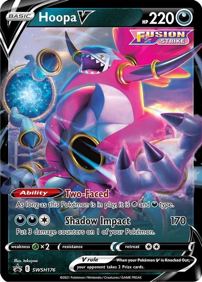 Hoopa V SWSH176 - Monster Mart - Pokémon Cards Australia