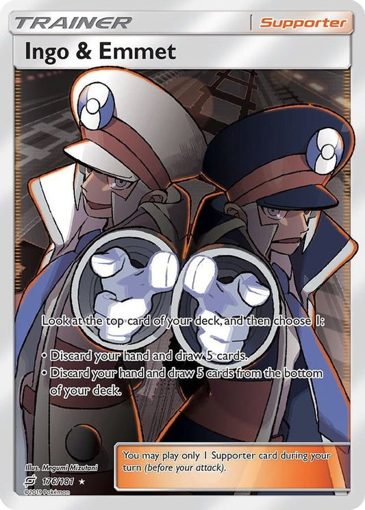 Ingo & Emmet 176/181 - Monster Mart - Pokémon Cards Australia
