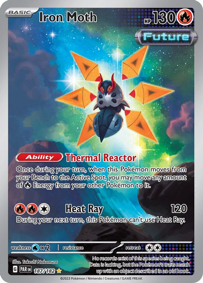 Iron Moth 187/182 - Monster Mart - Pokémon Cards Australia