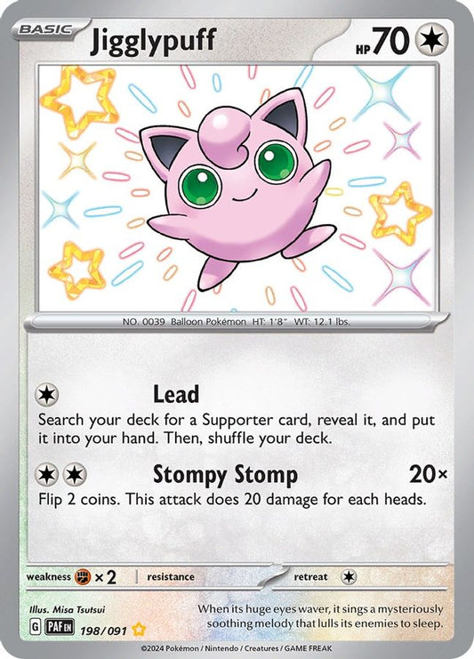 Jigglypuff 198/091 - Monster Mart - Pokémon Cards Australia