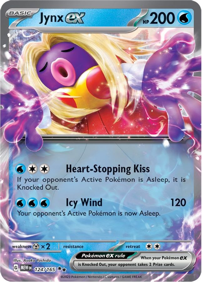 Jynx EX 124/165 - Monster Mart - Pokémon Cards Australia