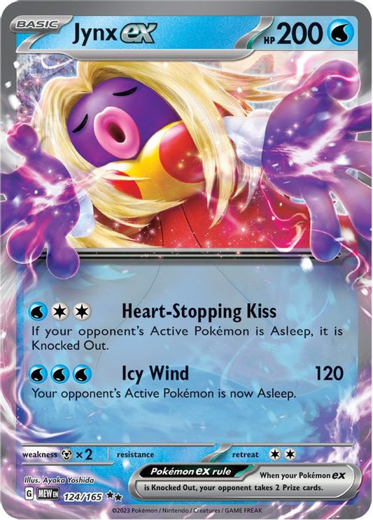 Jynx EX 124/165 - Monster Mart - Pokémon Cards Australia
