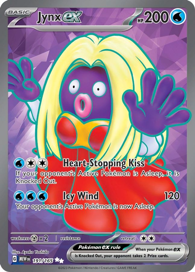 Jynx EX 191/165 - Monster Mart - Pokémon Cards Australia