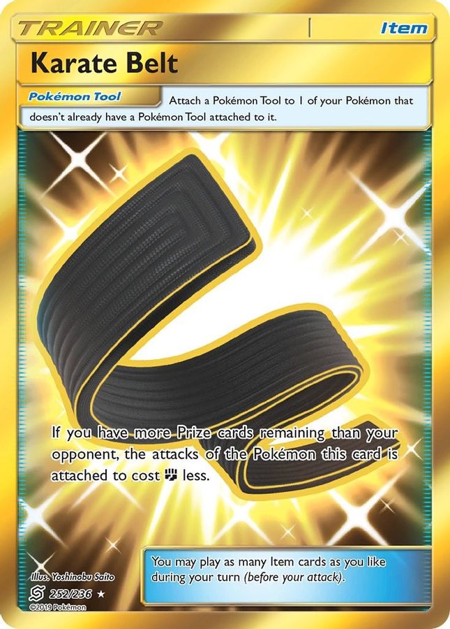 Karate Belt 252/236 - Monster Mart - Pokémon Cards Australia