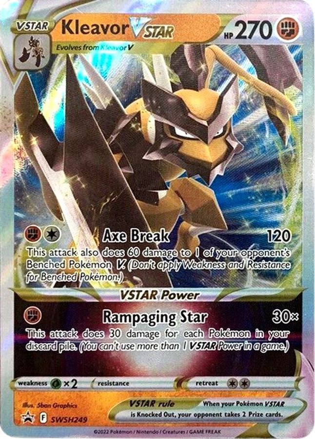 Kleavor VSTAR SWSH249 - Monster Mart - Pokémon Cards Australia