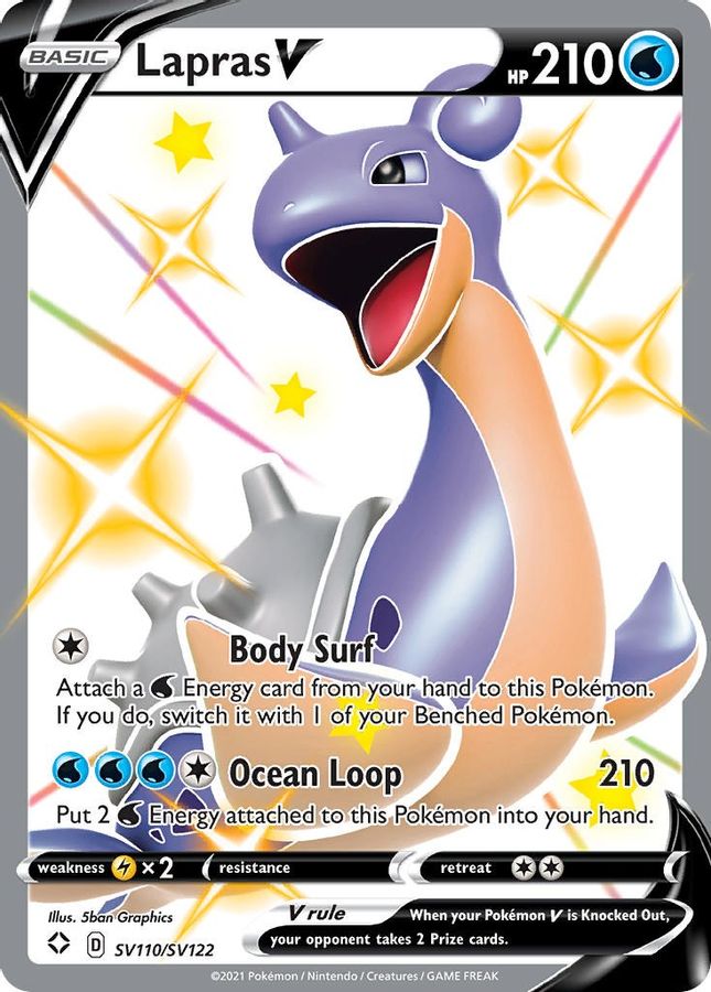 Lapras V SV110/SV122 - Monster Mart - Pokémon Cards Australia