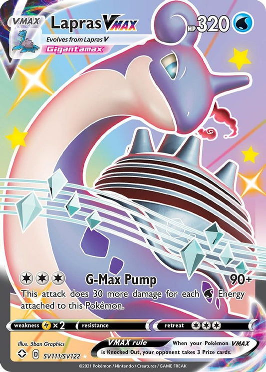 Lapras VMAX SV111/SV122 - Monster Mart - Pokémon Cards Australia
