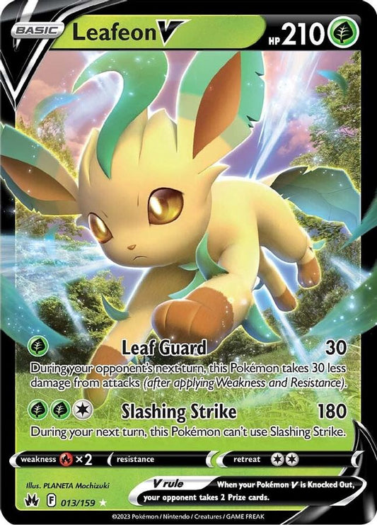 Leafeon V 013/159 - Monster Mart - Pokémon Cards Australia