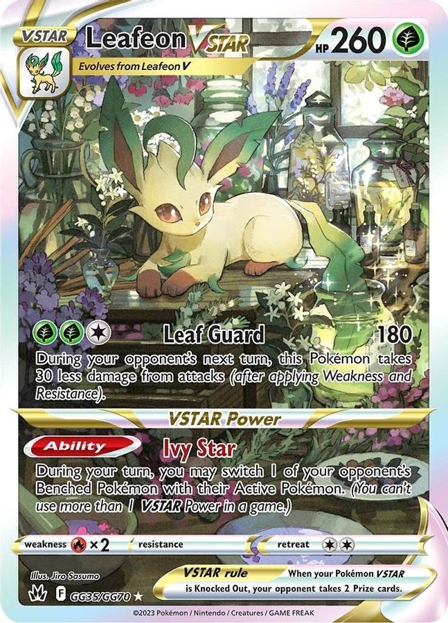 Leafeon VSTAR GG35/GG70 - Monster Mart - Pokémon Cards Australia