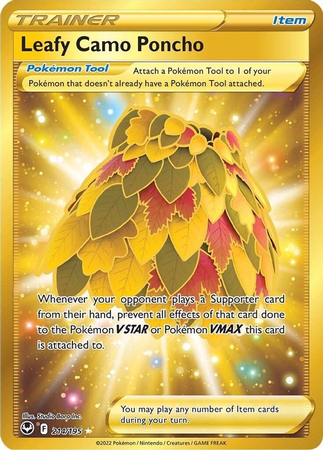Leafy Camo Poncho 214/195 - Monster Mart - Pokémon Cards Australia