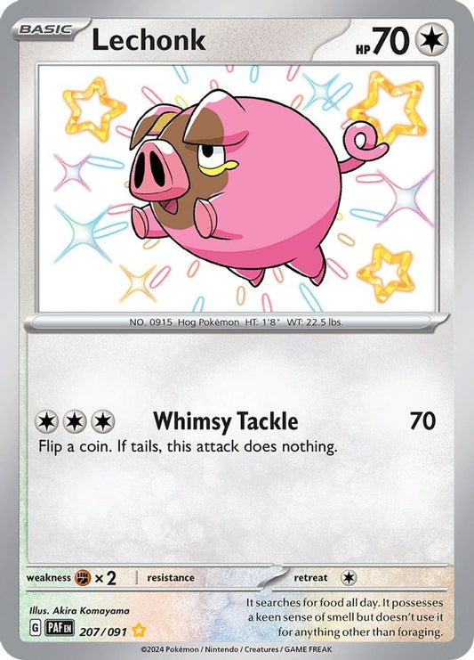 Lechonk 207/091 - Monster Mart - Pokémon Cards Australia