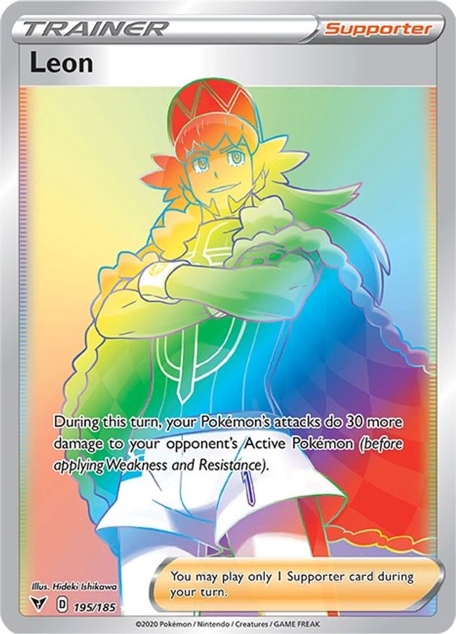 Leon 195/185 - Monster Mart - Pokémon Cards Australia