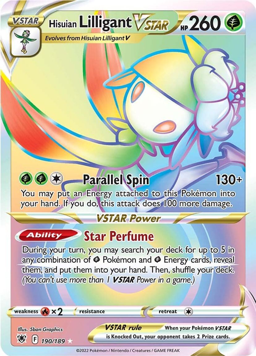 Lilligant VSTAR 190/189 - Monster Mart - Pokémon Cards Australia