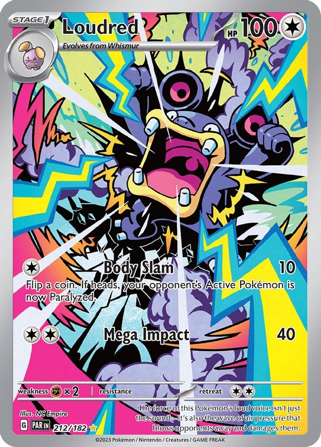 Loudred 212/182 - Monster Mart - Pokémon Cards Australia Pokemon Cards