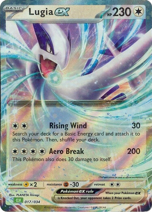 Lugia EX 017/034 (CLV) - Monster Mart - Pokémon Cards Australia