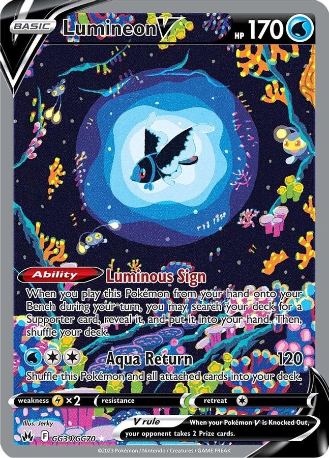 Lumineon V GG39/GG70 - Monster Mart - Pokémon Cards Australia
