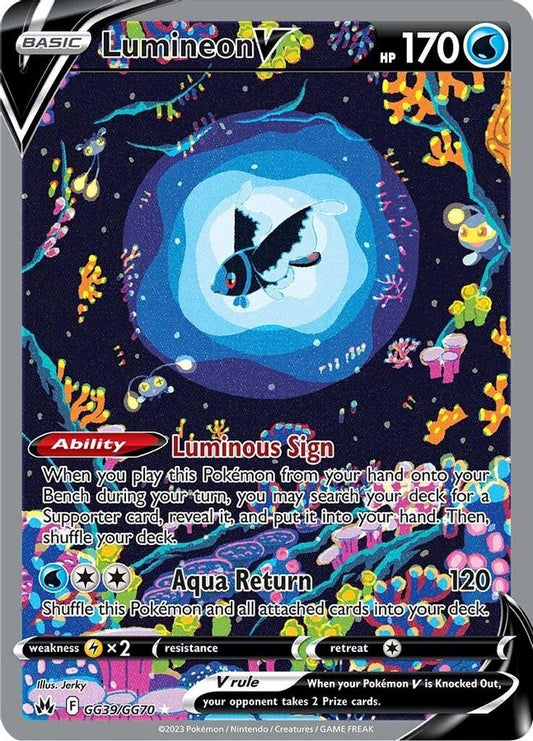 Lumineon V GG39/GG70 - Monster Mart - Pokémon Cards Australia
