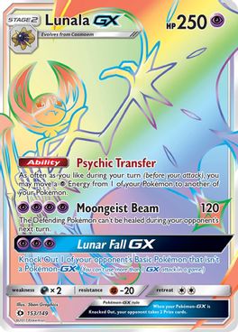 Lunala GX 153/149 - Monster Mart - Pokémon Cards Australia