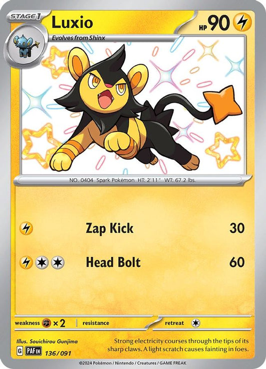 Luxio 136/091 - Monster Mart - Pokémon Cards Australia