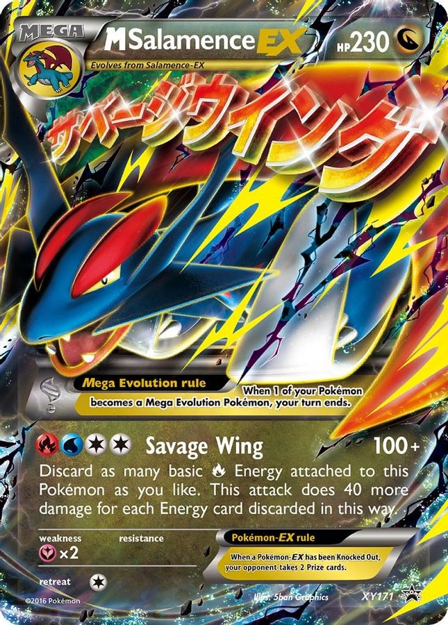 M Salamence EX XY171 - Monster Mart - Pokémon Cards Australia