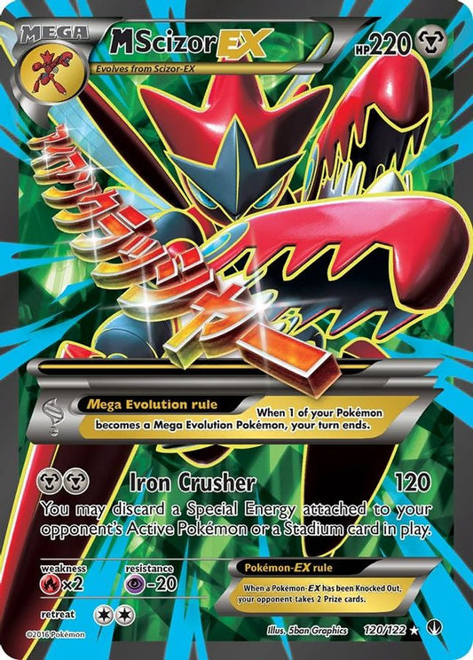 M Scizor EX 120/122 - Monster Mart - Pokémon Cards Australia
