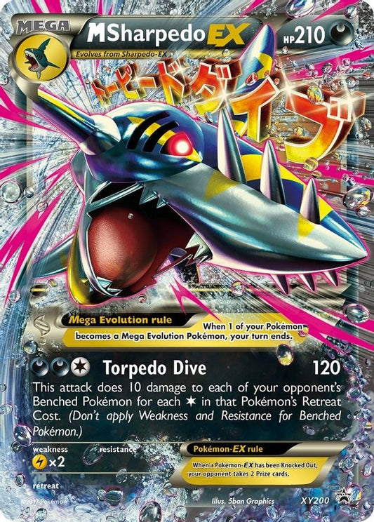 M Sharpedo EX XY200 - Monster Mart - Pokémon Cards Australia
