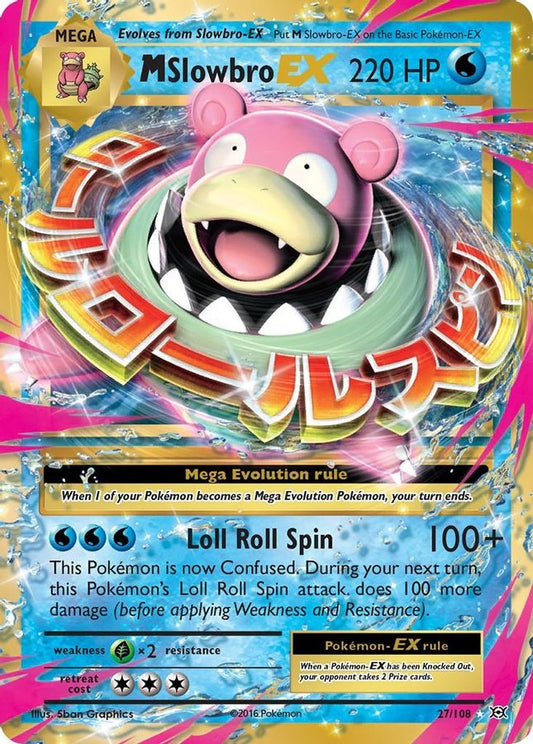 M Slowbro EX 27/108 - Monster Mart - Pokémon Cards Australia