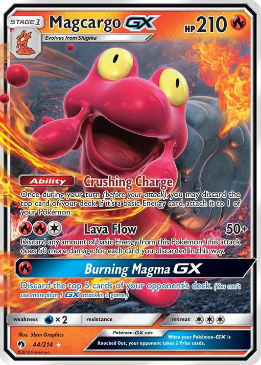 Magcargo GX 44/214 - Monster Mart - Pokémon Cards Australia