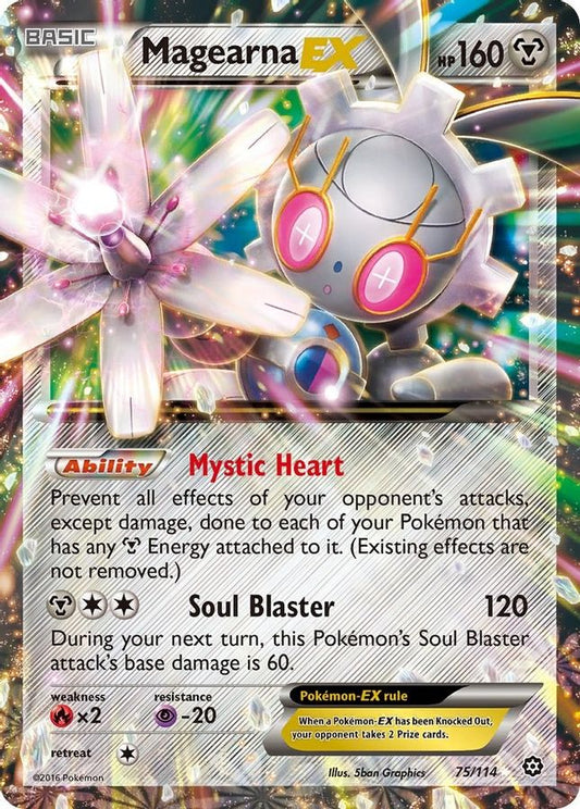Magearna EX 75/114 - Monster Mart - Pokémon Cards Australia