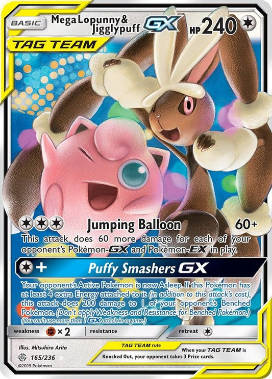 Mega Lopunny & Jigglypuff GX 165/236 - Monster Mart - Pokémon Cards Australia