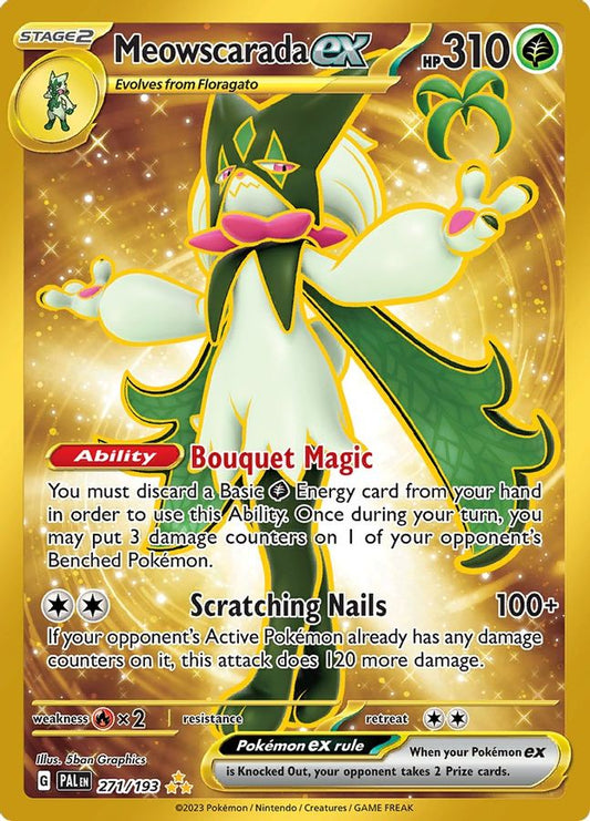 Meowscarada EX 271/193 - Monster Mart - Pokémon Cards Australia