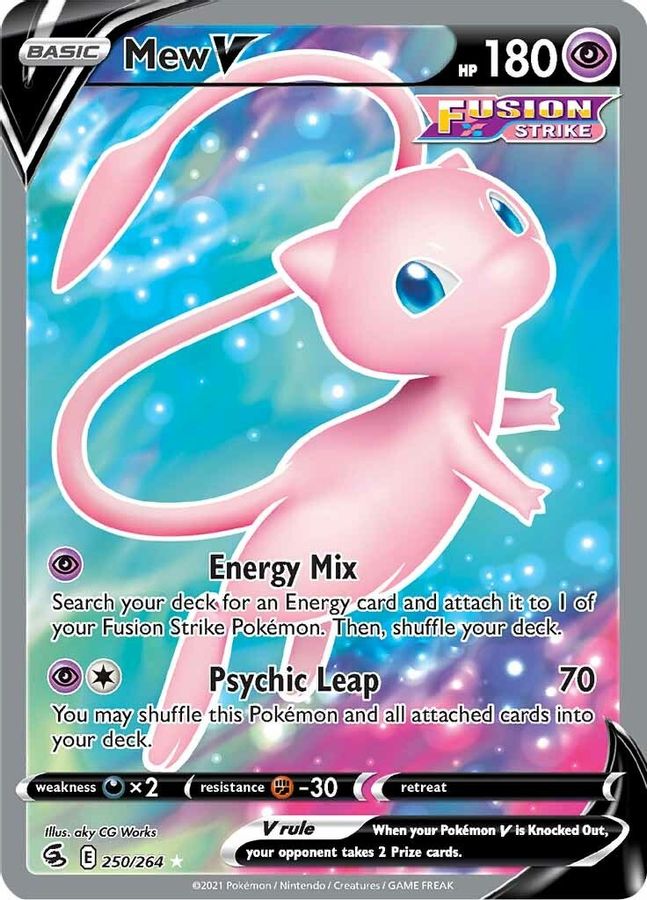 Mew V Full Art 250/264 - Monster Mart - Pokémon Cards Australia