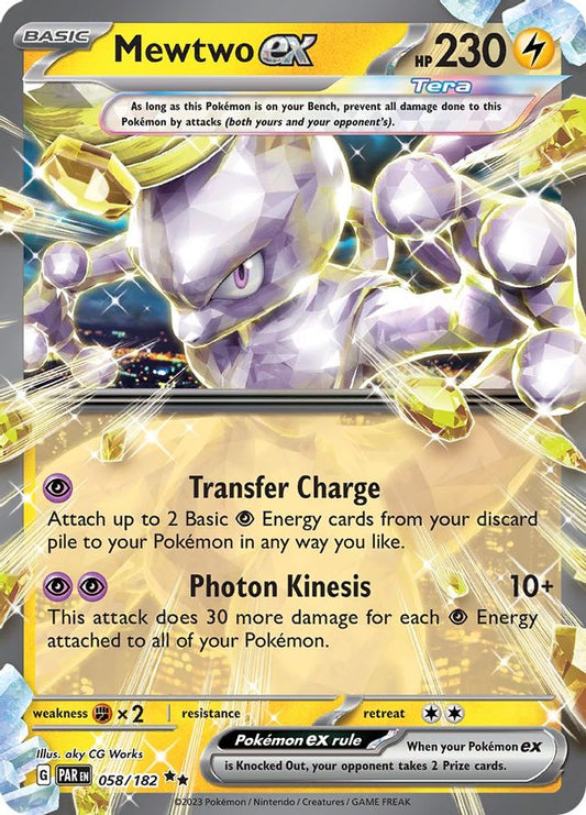 Mewtwo EX 058/182 - Monster Mart - Pokémon Cards Australia