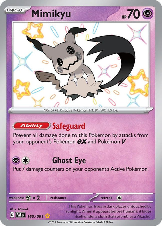 Mimikyu 160/091 - Monster Mart - Pokémon Cards Australia