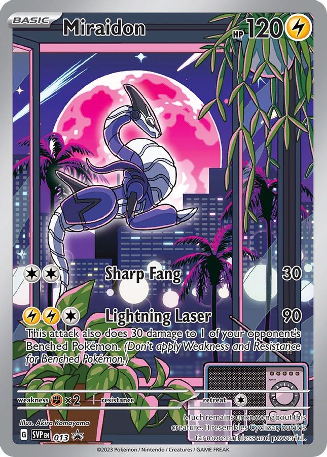 Miraidon 013 - Monster Mart - Pokémon Cards Australia