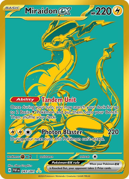 Miraidon EX 243/091 - Monster Mart - Pokémon Cards Australia