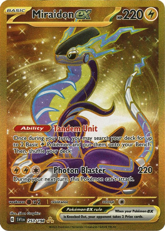 Miraidon EX 253/198 - Monster Mart - Pokémon Cards Australia