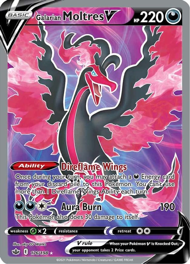 Moltres V 176/198 - Monster Mart - Pokémon Cards Australia