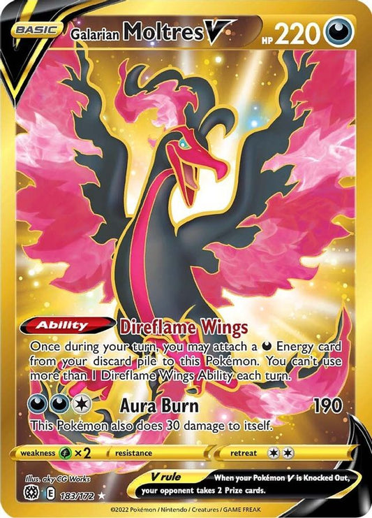 Moltres V 183/172 - Monster Mart - Pokémon Cards Australia