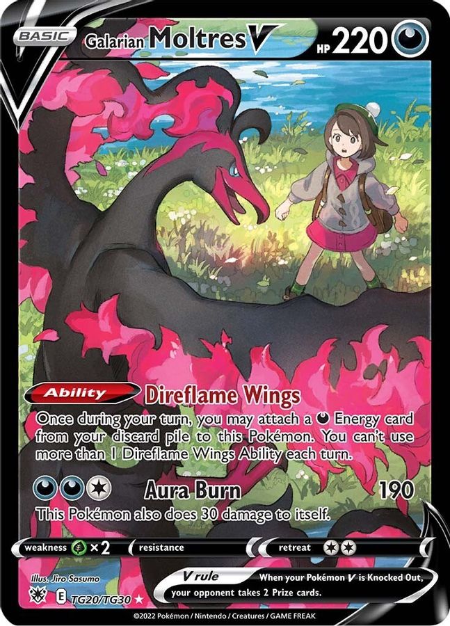 Moltres V TG20/TG30 - Monster Mart - Pokémon Cards Australia