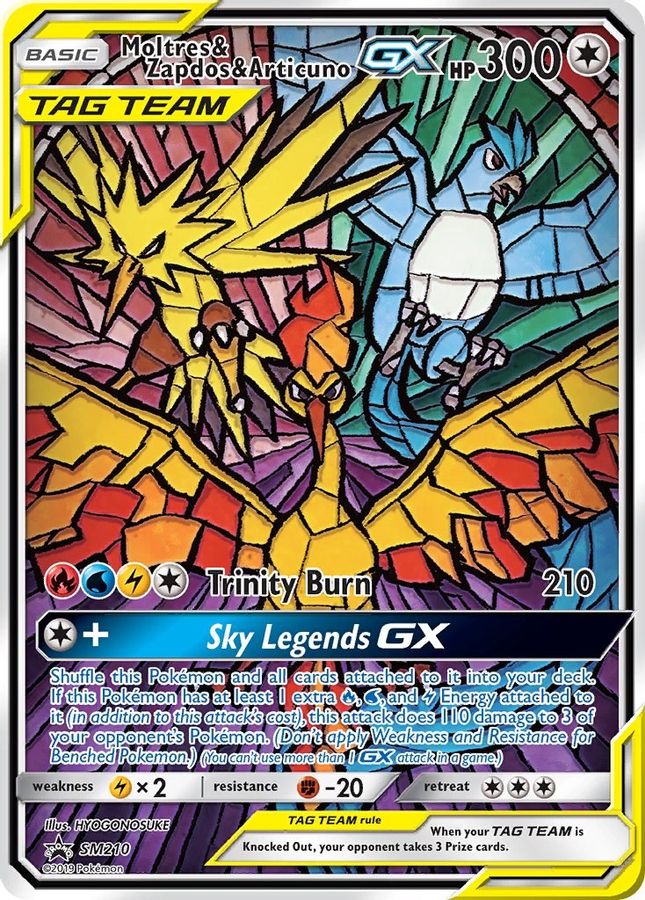 Moltres & Zapdos & Articuno GX SM210 - Monster Mart - Pokémon Cards Australia