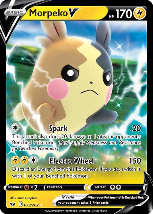 Morpeko V 079/202 - Monster Mart - Pokémon Cards Australia